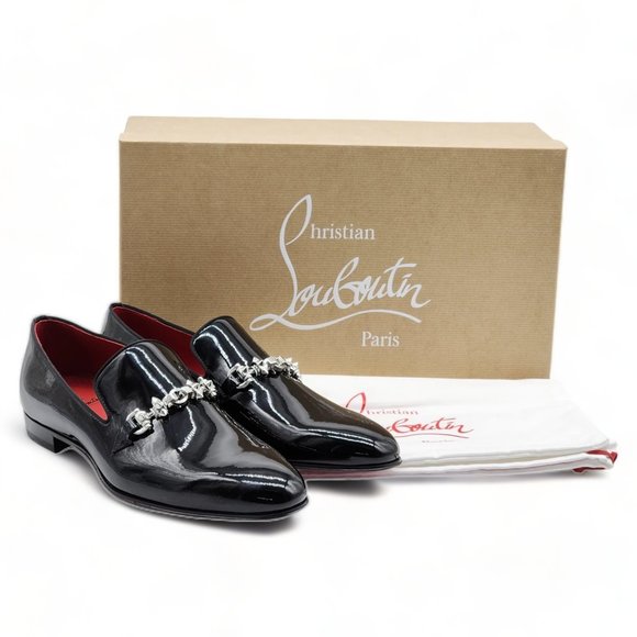 Christian Louboutin Other - Christian Louboutin Equiswing Flat Patent Leather Loafers